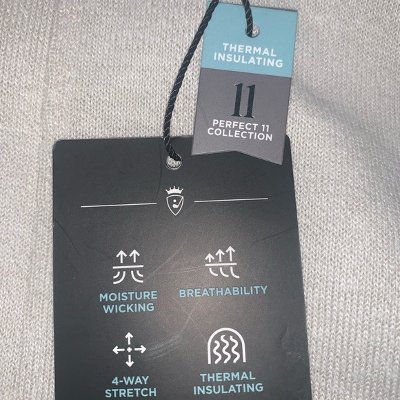 Walter Hagen Mens P11 Midweight 1/4 Zip Light Khaki Heather Golf NWT Size Small - Picture 9 of 9